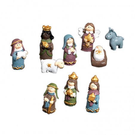 Conjunto de pequeñas figuras para Belén o Nacimiento